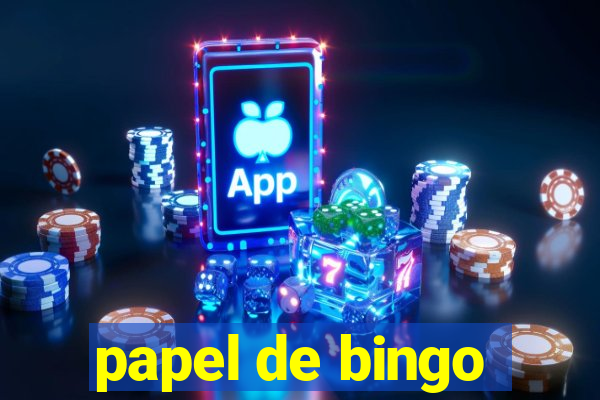 papel de bingo